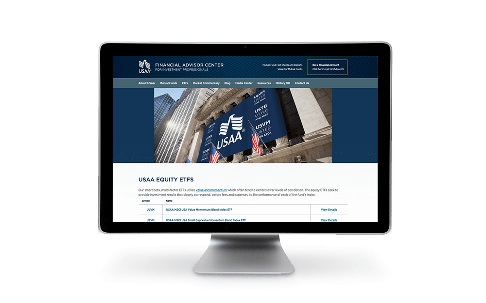 ETF USAA Mutual Funds Website
